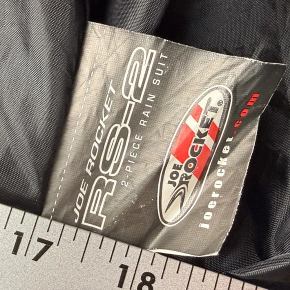 Joe Rocket RS-2 Motorcycle Rain Jacket -‎ Black/Yellow
